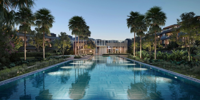 05-the-fullton-ho-boi-chinh-17-1117-2219-1749445419-1 Hồ bơi dài 50 m nằm trong khuôn viên Clubhouse.