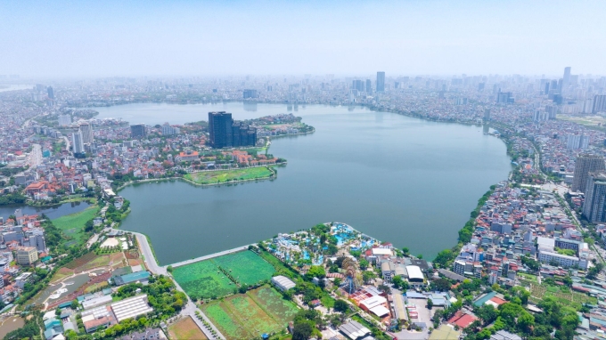 1-1749091594-1412-1749091725 Một phần khu vực Tây Hồ, Hà Nội. Ảnh: GIA by Kita
