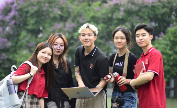 1-1750174746-8069-1750175668 Sinh viên trường Đại học Hà Nội. Ảnh: HANU