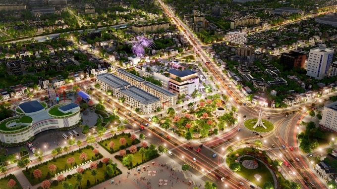 2-1749720186-6467-1749778568 Phối cảnh tổng thể dự án Mỹ Tho Central Complex. Ảnh: Southern Homes Việt Nam