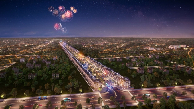 2-1750815626-1235-1750822939 Phối cảnh dự án Imperia Grand Plaza Đức Hòa. Ảnh: