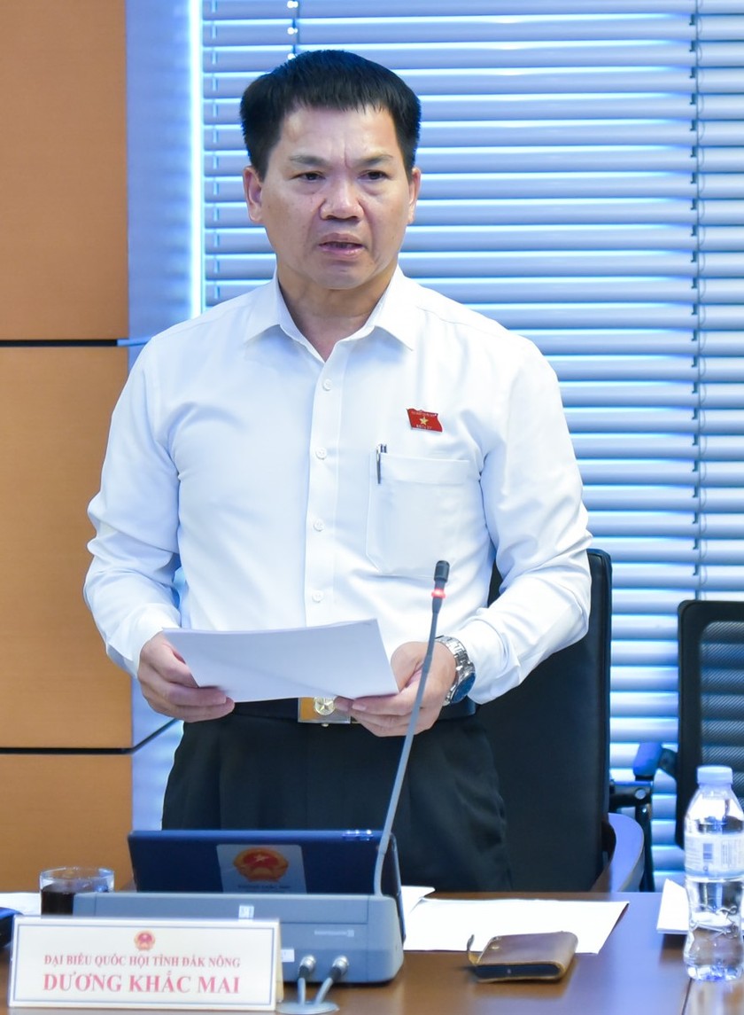 Đại biểu Dương Khắc Mai (Đoàn ĐBQH tỉnh Đắk Nông).