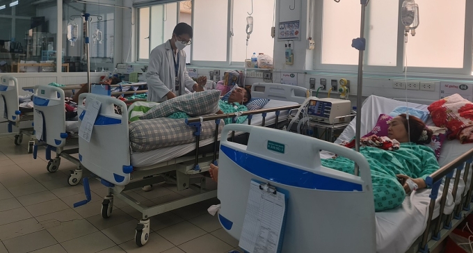 20241119-103409-1750219835-175-8436-8877-1750220201 Bệnh nhân điều trị tại Khoa Bệnh lý mạch máu não, Bệnh viện Nhân dân 115. Ảnh: Lê Phương