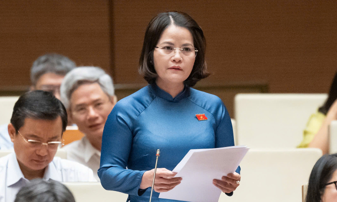 202505070921337692-z6576126267-9454-5294-1750149667 Đại biểu Nguyễn Hoàng Bảo Trân (Phó chủ tịch Liên đoàn Lao động tỉnh Bình Dương). Ảnh: Cổng TTĐT Quốc hội