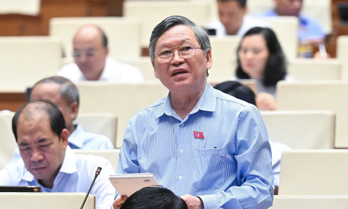 202505291127418004-d8dbe83b6d8-5255-8127-1750127493 đại biểu Tô Văn Tám, Thường trực Ủy ban Pháp luật và Tư pháp. Ảnh: Cổng TTĐT Quốc hội