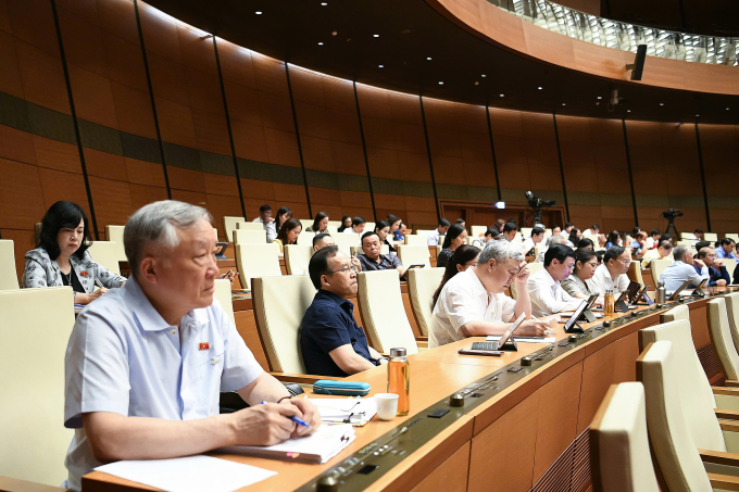 202505291455047689-d3bfa628666-7662-8248-1750083865-1 Đại biểu Quốc hội tại phòng họp Diên Hồng ngày 29/5. Ảnh: Cổng TTĐT Quốc hội