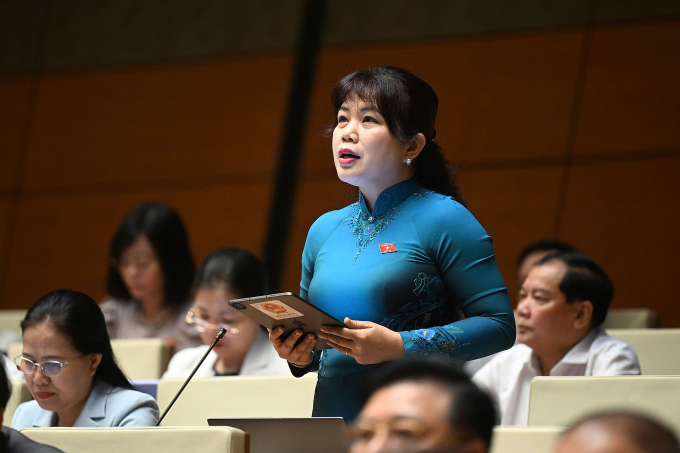 202506120917282585-59a16708d08-3864-4899-1749702854 Đại biểu Nguyễn Thị Thu Hà (Phó đoàn Quảng Ninh). Ảnh: Cổng TTĐT Quốc hội