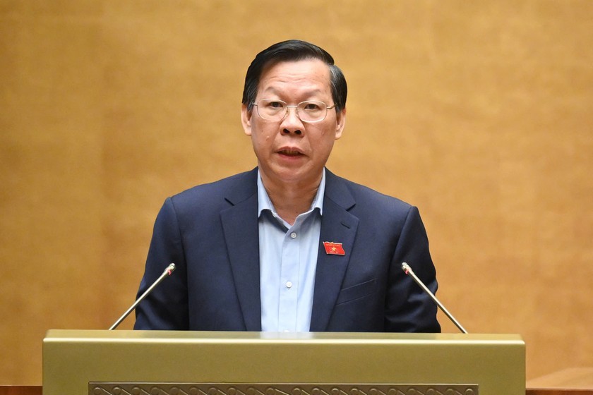 Chủ nhiệm Ủy ban Kinh tế và Tài chính Phan Văn Mãi. (Ảnh: Cổng TTĐTQH)