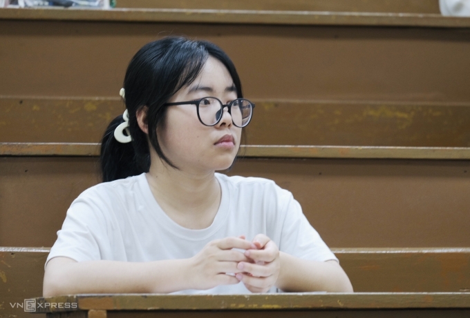 28a427b4d46e6030397f-174944075-8523-3421-1749441217 Thí sinh thi đánh giá năng lực Đại học Sư phạm Hà Nội hôm 17/5. Ảnh: Dương Tâm