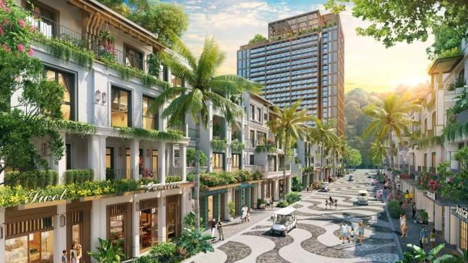 3-2-1750928385-4004-1750929623 Kiến trúc ưu tiên sự khoáng đạt, gần gũi thiên nhiên tại dự án. Ảnh: Sun Property