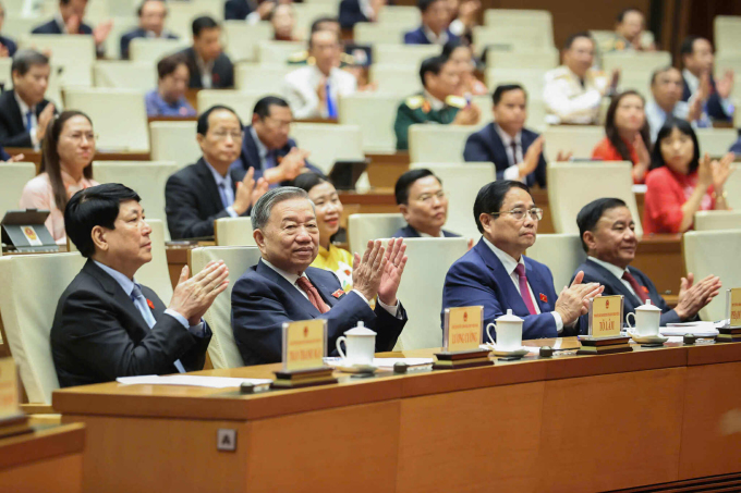 509401313-3325716730900314-345-1464-8407-1751000047 Lãnh đạo Đảng, Nhà nước dự phiên bế mạc kỳ họp 9, sáng 27/6. Ảnh: Hoàng Phong