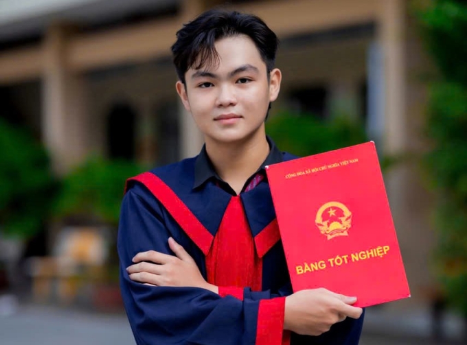 644e793913cfa491fdde-175109230-5152-6830-1751093638 Lê Quốc, học sinh trường THPT Hàn Thuyên, TP HCM. Ảnh: Nhân vật cung cấp