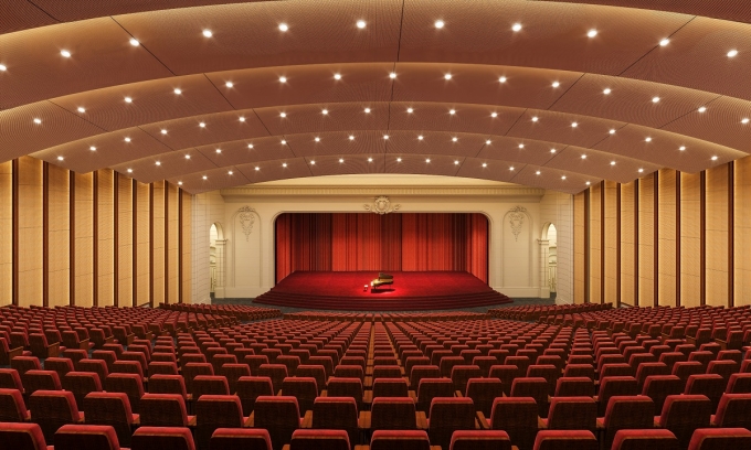 a2-1748580407-6056-1748580663 Không gian bên trong nhà hát VinPalace Ocean City. Ảnh phối cảnh minh hoạ