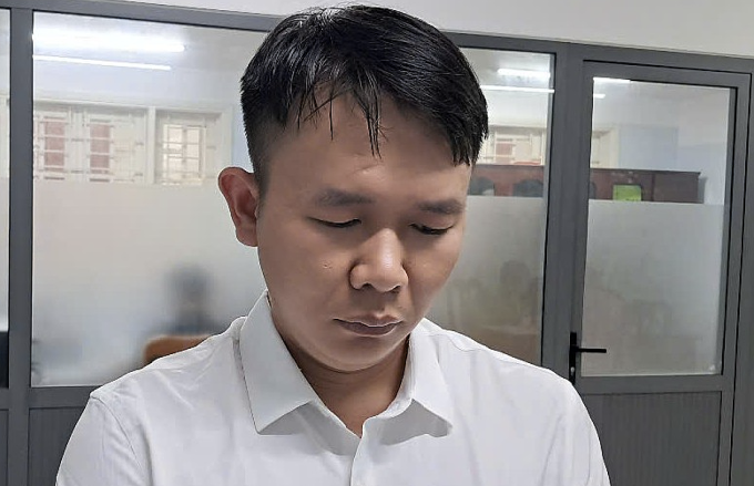 anh-chup-man-hinh-2025-06-24-l-1455-2649-1750771203 Hà Công Tài khi bị bắt giam. Ảnh: Công an