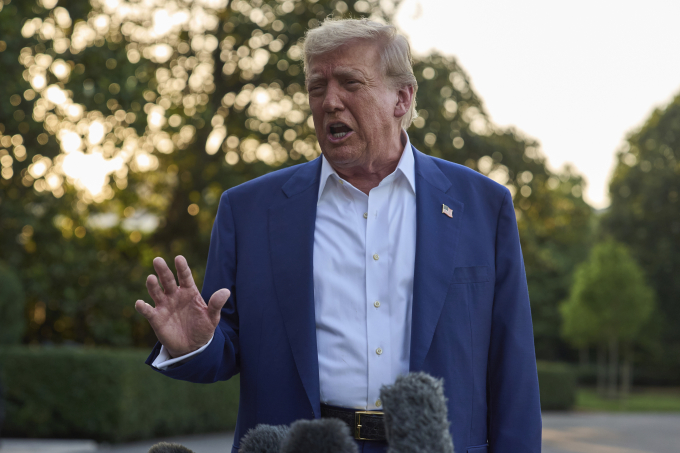 ap25175399656162-5556-1750986493 Tổng thống Mỹ Donald Trump trả lời báo chí tại Nhà Trắng ngày 24/6. Ảnh: AP