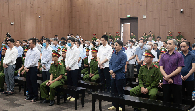 bi-ca-o-jpeg-1750842469-175084-3538-3844-1750849300 Các bị cáo trong phiên xử hôm nay. Ảnh: Danh Lam