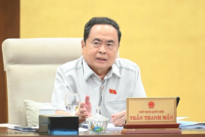 chu-tich-quoc-hoi-1749531284-7296-1749531652 Chủ tịch Quốc hội Trần Thanh Mẫn phát biểu tại phiên họp ngày 10/6. Ảnh: Trung tâm báo chí Quốc hội