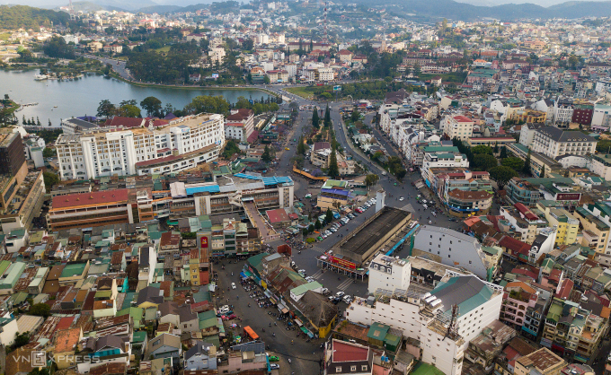 dalat-quynh-3-1749568522-17495-1805-9855-1749570242 Khu trung tâm thành phố Đà Lạt, tỉnh Lâm Đồng, năm 2019. Ảnh: Như Quỳnh
