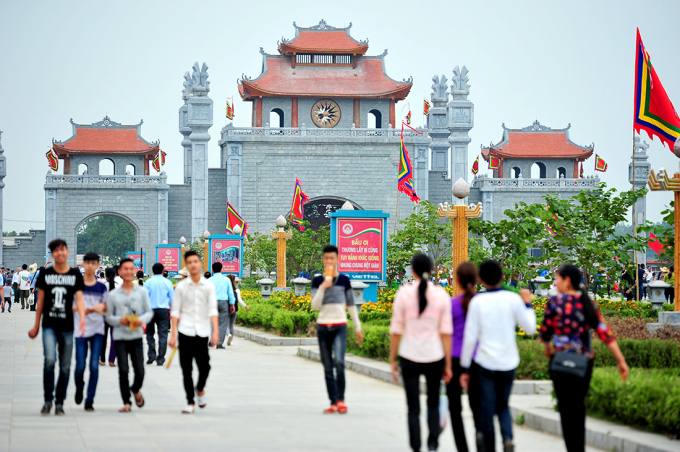 dmt-0815-4563-1751048408-1 Khu di tích đền Hùng ở Lâm Thao, tỉnh Phú Thọ. Ảnh: Giang Huy