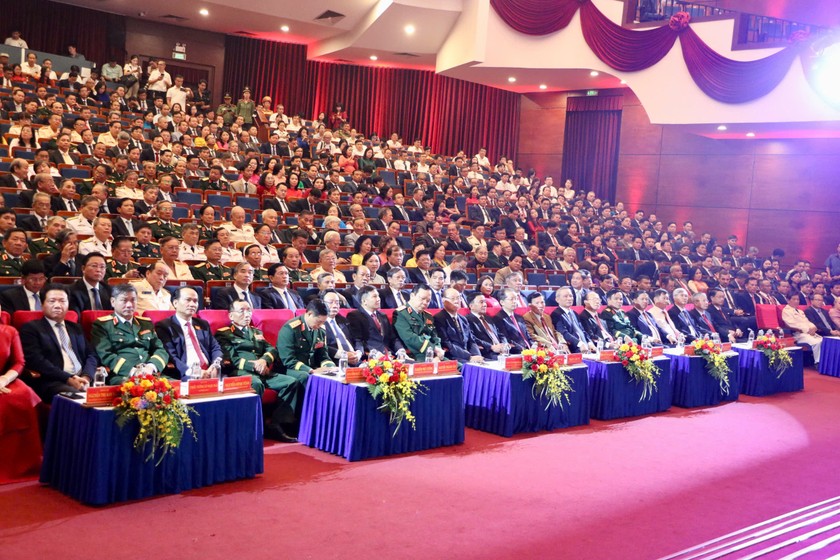 Các đại biểu tham dự Lễ công bố bộ máy chính quyền sau sáp nhập hành chính của TP Đà Nẵng