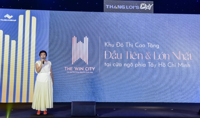 hi-nh-3-pr-tlg-1750742054-4533-1750742354 Bà Đặng Nguyễn Thùy Trang - Phó tổng giám đốc Kinh doanh & Tiếp thị Thắng Lợi Group, chia sẻ về dự án The Win City. Ảnh: Lâm Trần
