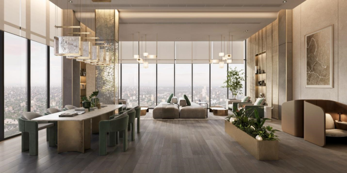 image-extractword-2-out-3688-1751273112 Một góc không gian business lounge tại Lumière Prime Hills - dự án thuộc dòng Lumière Series. Ảnh: Masterise Homes