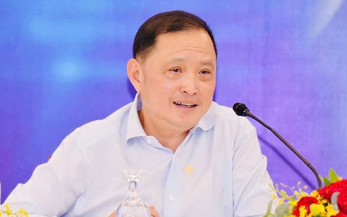 img-5691-jpg-1751006253-1388-1751006336 Ông Nguyễn Văn Đạt tại phiên họp thường niên ngày 27/6. Ảnh: PDR