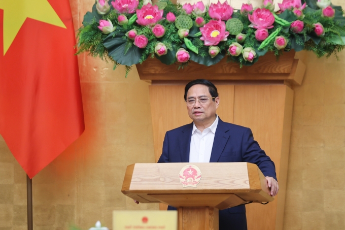img4801-1749003952437512085645-1825-3443-1749012379 Thủ tướng Phạm Minh Chính phát biểu tại phiên họp Chính phủ, ngày 4/6. Ảnh: VGP