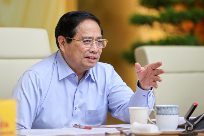 img6104-1-17505722722961291871-9310-3481-1750584001 Thủ tướng Phạm Minh Chính chỉ đạo tại hội nghị, ngày 22/6. Ảnh: VGP