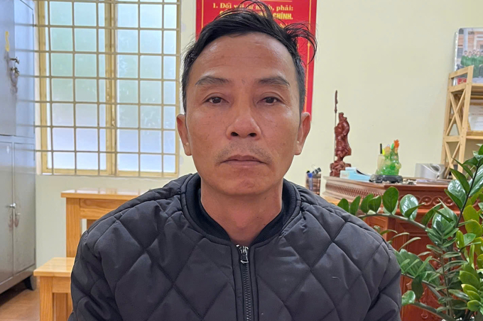 nghi-pham-giet-nguoi-o-lam-don-8597-8997-1750674965 Ông Lỗ Văn Minh tại cơ quan công an. Ảnh: Hoài Thanh