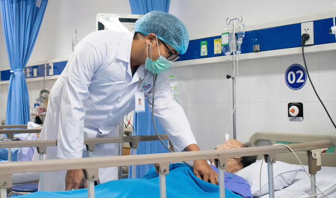 ngu-ng-tim-1750828123-17508281-4611-9594-1750831363 Bệnh nhân đang được theo dõi tại viện. Ảnh: Bệnh viện cung cấp