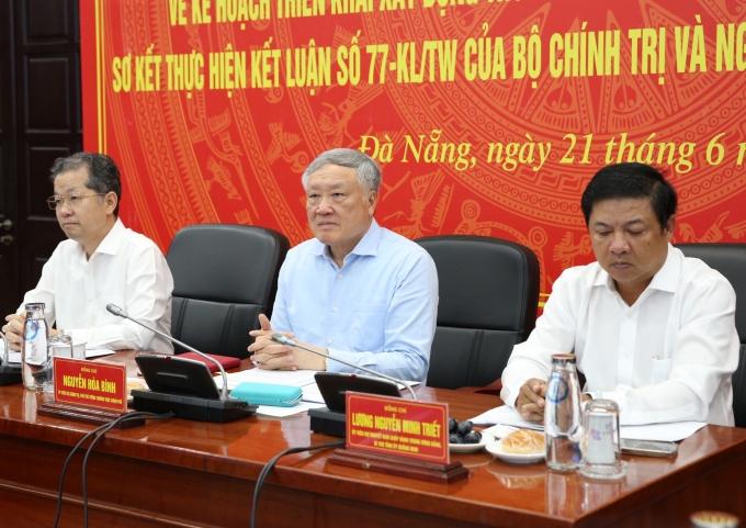 nxt3271-1750501935988112937233-7194-5984-1750514877 Phó thủ tướng Nguyễn Hòa Bình làm việc với Đà Nẵng về xây dựng Trung tâm tài chính quốc tế Việt Nam tại TP. Ảnh: VGP