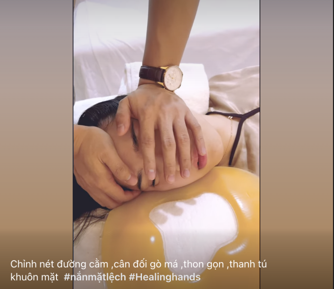 screenshot-2025-06-12-at-17-08-9649-4785-1749723745 Một video quảng cáo dịch vụ nắn chỉnh khuôn mặt bằng tay. Ảnh chụp màn hình