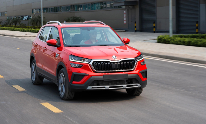 skoda-kushaq-2025-1-1743124756-3351-6758-1750598877 Skoda Kushaq lăn bánh tại nhà máy ôtô Thành Công Việt Hưng, Hạ Long, Quảng Ninh. Ảnh: TCGroup