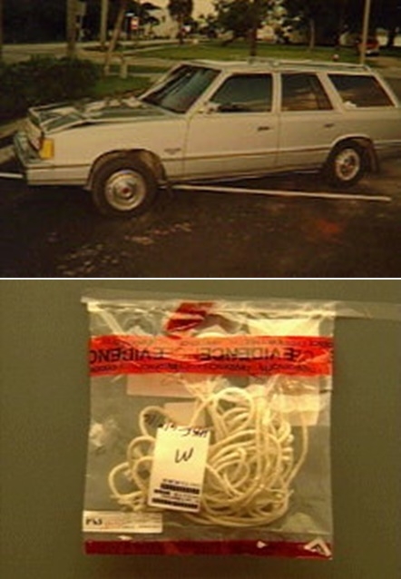 stationwagon-conahan-vert-1749-1786-4080-1749642175 Xe của Daniel Conahan và sợi dây được thu làm bằng chứng. Ảnh: Murderpedia