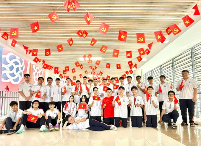 tin-1749524609-3573-1749525076 Lớp 9A, trường THPT chuyên Hà Nội - Amsterdam. Ảnh: Nhân vật cung cấp