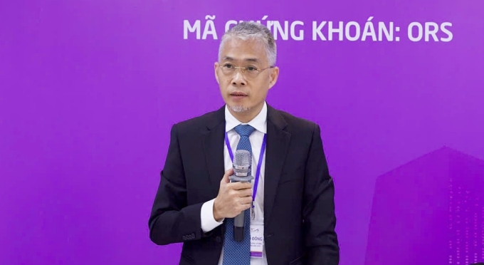 tps-1751013508-6875-1751013555 Ông Nguyễn Hồng Quân phát biểu tại phiên họp thường niên của TPS sáng 27/6. Ảnh: TPS