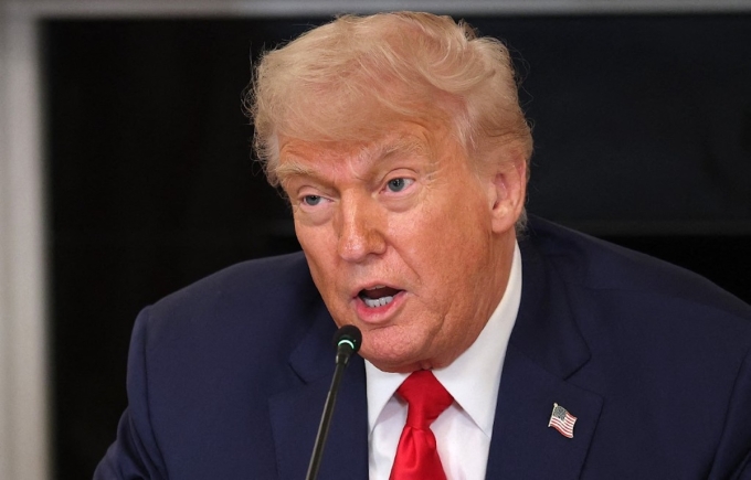 trump2-1749648547-5689-1749648664 Tổng thống Mỹ Donald Trump tại Nhà Trắng ngày 9/6. Ảnh: AFP