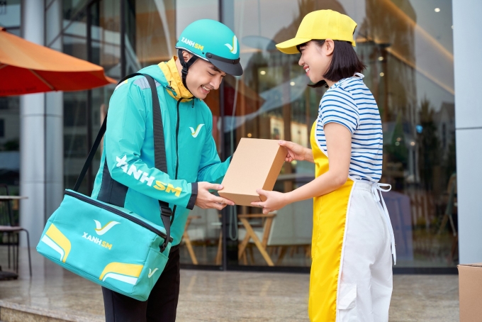 xanh-sm-ngon-tcbc-1750064446-9972-1750064577 Tài xế dịch vụ Xanh SM Ngon. Ảnh: GSM