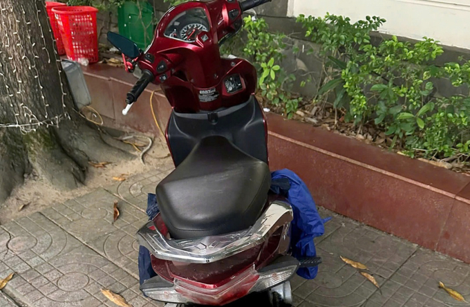 xe-may-1751098143-7233-1751100634 Xe máy mà Nhật dùng để gây án. Ảnh: Hòa Vang