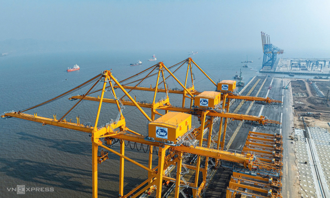 z6188542035038-ed666e58bf682df-5002-5755-1749469524 Cụm cảng Lạch Huyện, Hải Phòng, ngày 20/1. Ảnh Lê Tân