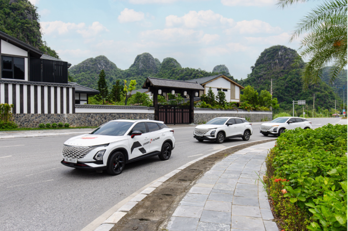 1-1752659152-9176-1752659222 Omoda C5 trong một chương trình lái thử. Ảnh: O&J Việt Nam
