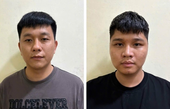 1-1753508642-1753508656-2113-1753508768 Hai bị can trong vụ án. Ảnh: Công an cung cấp