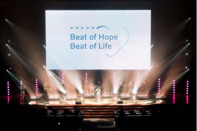 1-1753927408-7084-1753927475 Ca sĩ Nguyên Hà trên sân khấu Beat of Hope, Beat of Life. Ảnh: Volvo