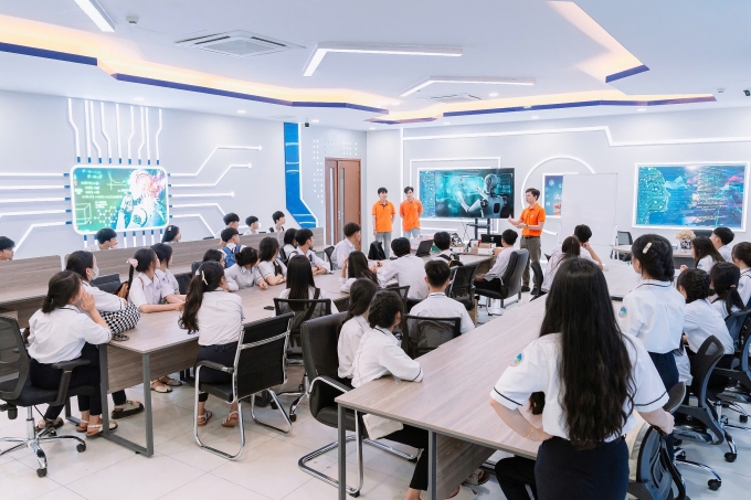 1-jpg-1752299248-1752299481-9891-1752299534 Sinh viên học trong môi trường công nghệ hiện đại tại FPTU. Ảnh: FPTU