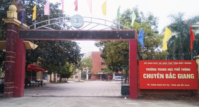 1648309950263-bia-1751625046-7347-1751625161 Trường THPT chuyên Bắc Giang khi chưa đổi tên. Ảnh: Sở Giáo dục và Đào tạo