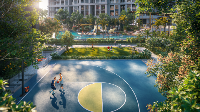 2-1751359539-6408-1751418591 Gem Park dành nhiều khu vực cho cư dân yêu thích thể thao.