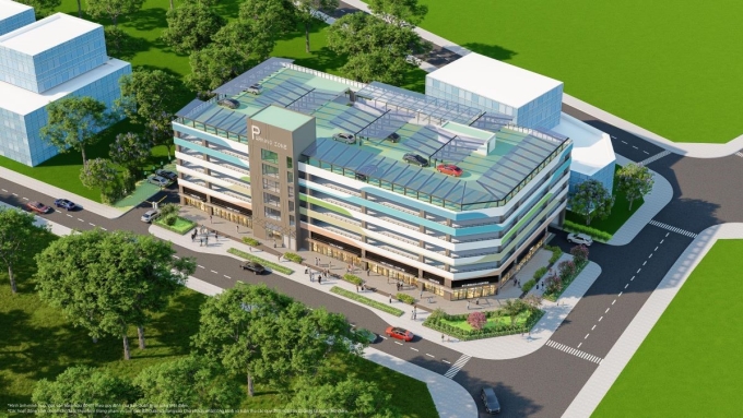2-1752025807-2063-1752025942 Phối cảnh mô hình bãi đỗ xe định danh GreenHub. Ảnh: Vinhomes