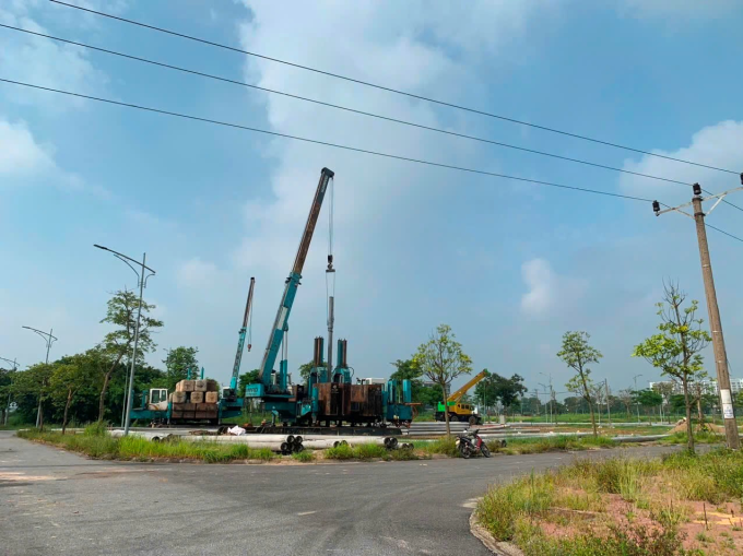 2-1753434550-8178-1753434893 Tiến độ thi công tại dự án thời điểm tháng 7. Ảnh: CĐT