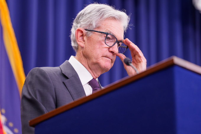 2025-07-30t145101z-1271177149-9862-7444-1753946360 Chủ tịch Fed Jerome Powell tại cuộc họp báo ngày 30/7. Ảnh: Reuters